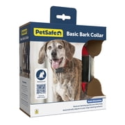 PetSafe Basic Bark Control Collar for Dogs + 8 lb., Automatic 6 Correction Levels, Waterproof