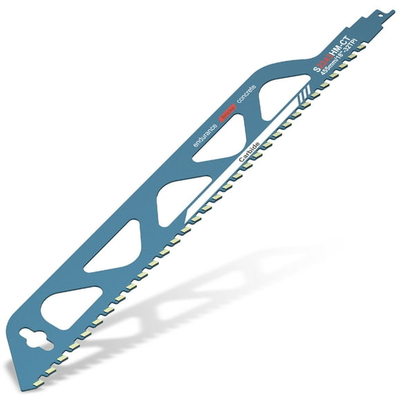 Reciprocating Saw Blade 10/12/18/20inch Universal Cutting Recip Sabre Saw Blade Alloy Steel Brick Concrete Cutting Saw Blade Masonry Cutting Blade for Cement Composite Panels Bricks