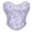 Purple, variant on Kaemgyyd Sparkle Corset Top for Women Fashion Glitter Sequin Solid Strapless Corset Push up Body Shaper Party Clubwear