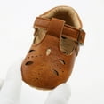 thumbnail image 4 of Lilgiuy Hollow Breathable Toddler Baby Infant Kids Boy's Girl's Soft Sole Shoes Casual Newborn Sandals Coffee,0-3 Months Fall Clothes for 2022 Spring Winter, 4 of 5