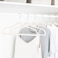 thumbnail image 6 of Better Homes & Gardens Beige Ultra Slim Velvet Non-Slip Clothes Hangers 30 Pack, 6 of 9