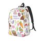 thumbnail image 1 of Disketp Happy Easter1 print Canvas Backpack Lightweight Travel Daypack Student Rucksack Laptop Backpack-, 1 of 5