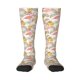 thumbnail image 1 of Balery Tropical Pink Flamingo Pineapple Calcetines novedosos Calcetines deportivos Calcetines hasta la rodilla Calcetines de algodón Calcetines originales y geniales, 1 of 6