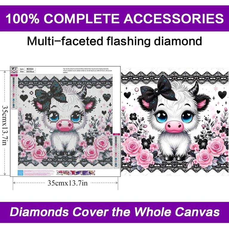 Wolf Diamond Art Kits for Adults, 5D Diamond Painting Kits for