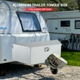 thumbnail image 4 of M optimized 39 inch Aluminum Trailer Tongue Tool Box, Waterproof Under Truck Tool Box for Pick Up Truck Bed, Heavy Duty Storage Box Truck Bed Tool Box with Lock & Keys, 4 of 7
