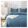 thumbnail image 2 of Lake Blue Comforter Queen Blue Bedding Set 3 Pieces Light Blue Comforter Set 1 Blue Queen Comforter with 2 Pillowcases, 2 of 6