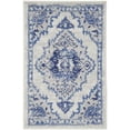 thumbnail image 3 of Nourison Whimsicle Classic Farmhouse Ivory Blue 2' x 3' Area Rug, (2' x 3'), 3 of 8
