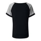 thumbnail image 4 of Camisas de Cuello de Tripulación de Manga Corta para las Mujeres Casual Cuello Redondo Top de Manga Corta Tejido Súper Suave para el Verano, 4 of 5