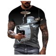 thumbnail image 1 of Summer Hip-Hop Color Drum Kit 3d Printed Men'S T-Shirt Party Large Size Short Sleeve Premium Quick-Drying Comfortable Clothing, 1 of 5