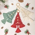thumbnail image 3 of Toystoory Juego de macramé de árbol de Navidad de 3 piezas, juego de cuerda de algodón bohemio con hilo trenzado de cuentas, sala de estar y Kits de decoración para fiestas, 3 of 6