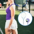 thumbnail image 5 of lacooooppia Tennis Ball Self Practice  Training Lightweight Tool Tennis Racket Tennis er Set for Park Backyard Blue White, 5 of 6