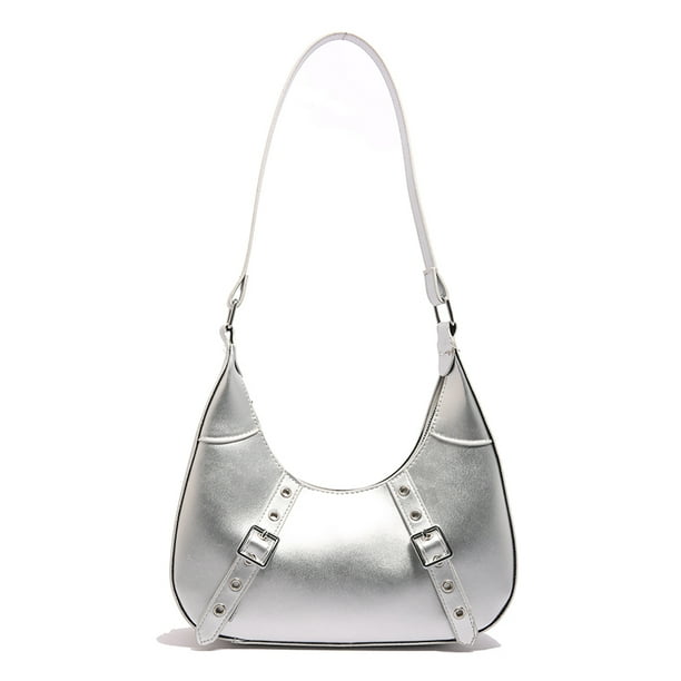 Bolso Hombro Mujer Hebilla Gran Capacidad Versátil Pu Cuero Cool Girl Femenino Compras Viajes