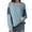 Blue, variant on Womens Sweatshirts Cotton Crew Neck Casual Long Sleeve Pullover Tops Black L