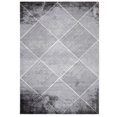 thumbnail image 1 of Concard Global Trading 80435 5 x 7 ft. Matrix Geometric Area Rug, Gray, 1 of 1