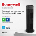 thumbnail image 4 of Honeywell HEPA Air Purifiers for Home, 990 Sq Ft in 1 Hour, Auto Mode, Air Quality Indicator, Reduces Dust, Pollen, Smoke, Odors, Black, HPA180B, 4 of 13