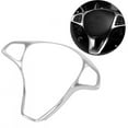 thumbnail image 1 of Steering Wheel Frame, Silver Steering Wheel Decaration Abrasion Resistance Waterproof  For Car, 1 of 8