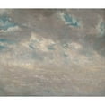 thumbnail image 2 of John Constable 14x12 Gold Ornate Wood Frame and Double Matted Museum Art Print Titled - Cloud Study (ca. 1821), 2 of 4