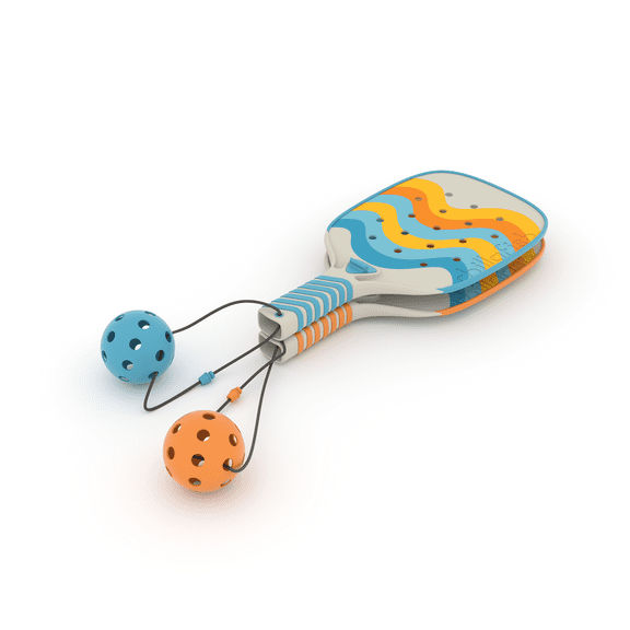 Chillafish Pickli Summer- Connectable and Lightweight Beach-Ready Pickleball Set Ages 5