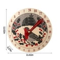 thumbnail image 2 of Wadada Countdown Advent Calendar 2022 24 Days Christmas Countdown Calendar Clock Christmas Advent Calendar Clock Wall Hanging Advent Calendars Wood Advent Calendar for Kids, 2 of 6