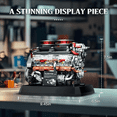 thumbnail image 5 of Honchoes Military Tiger Tank Engine Building Set Compatible with Lego Army Mechanical Engine Model STEM Toy for Adults Boys 1236 Pcs, 5 of 8