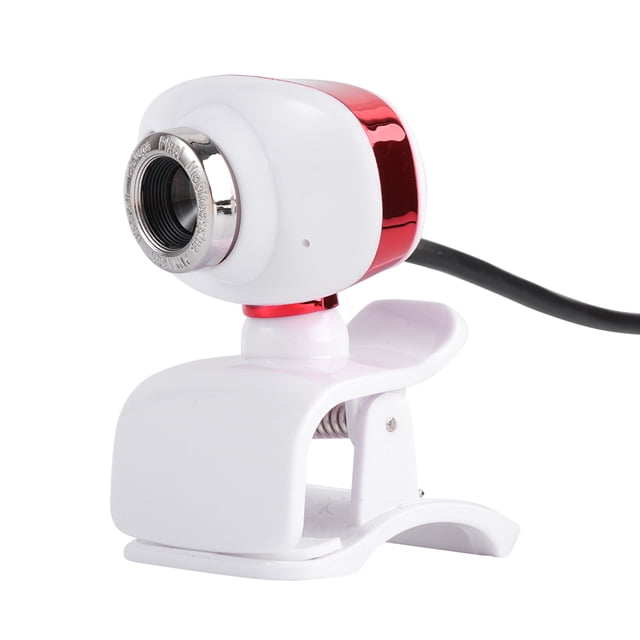 EeaseCA Rotatable Camera Webcam Focal Length Adjustable with Microphone Clip for PC Laptop (Random)