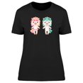 thumbnail image 1 of Cute Boy & Girl Unicorns Cartoon Tee Women's -Image by Shutterstock, 1 of 2