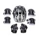 thumbnail image 5 of 7x Kids Casco para bicicletas Roller Casco de patinaje Impacto Resistencia a la adolescencia Ajuste de adolescencia Ligero ajustable Casco de patineta Plateado negro, 5 of 8