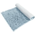thumbnail image 1 of Hitime Soft Chenille Bath Rug Mat 24x36 Quick Dry Machine Washable Bathroom Runner - Ultra Absorbent Non-Slip Backing - Light Blue, 1 of 10