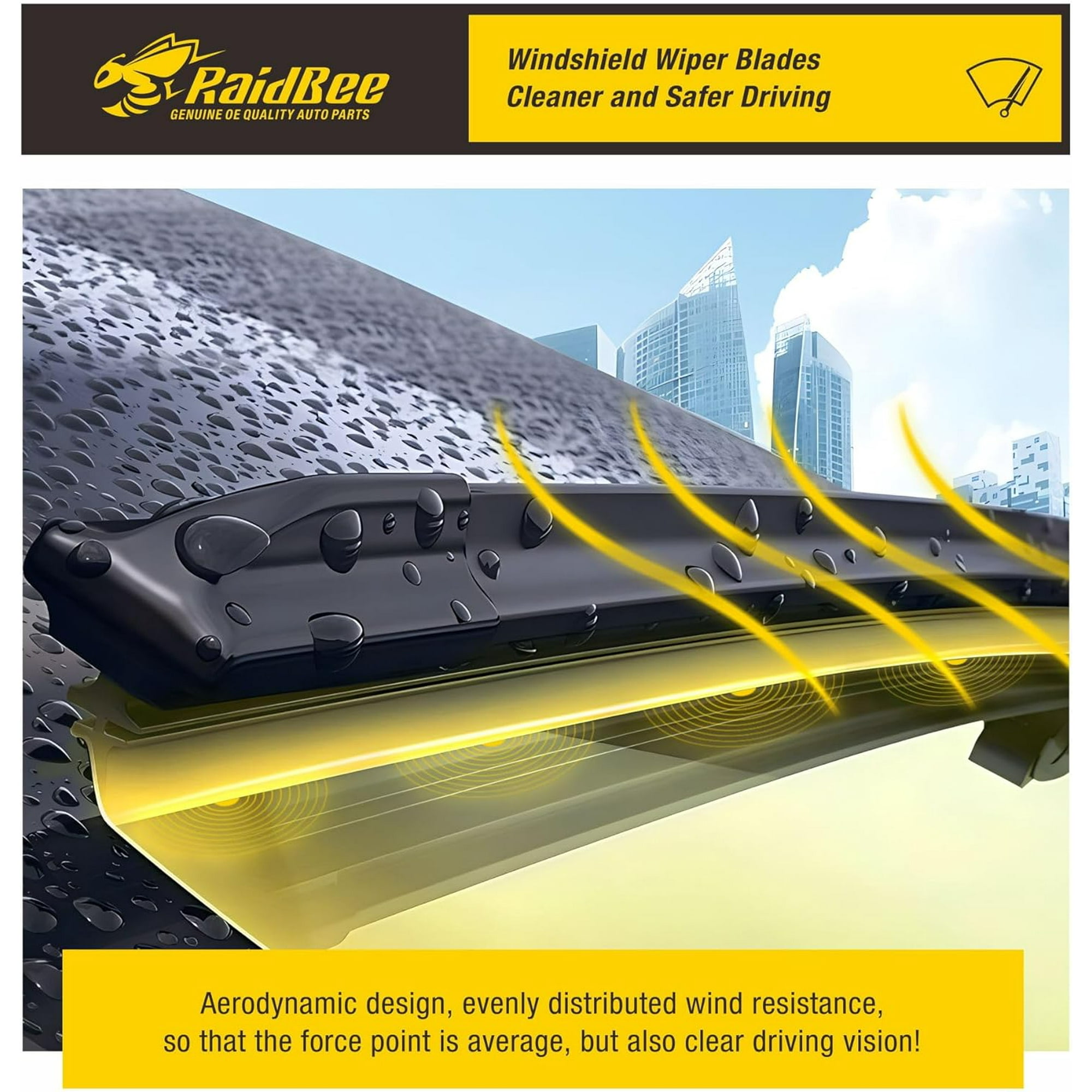 26/17/12 Inch Wiper Blade Set - U/J Hook Replacement For Nissan Rogue 2015-2021 & Pathfinder 2013-2019 (Set Of 3)