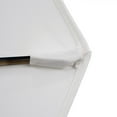 thumbnail image 3 of California Umbrella Venture Series 9 Ft Octagonal Aluminum Patio Umbrella W/ Push Lift & Fiberglass Ribs - Matted White Frame / Olefin Navy White Cabana Stripe Canopy, 3 of 7
