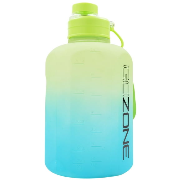 GoZone Water Bottle Jug, Half Gallon Sports Water Jug with Carry Handle, Multi, 74 oz, F-GOZONE 74OZ WATER JUG