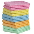 thumbnail image 5 of DecorRack 20-Pack Solid Print Cotton Washcloths, 12" x 12", Pastel Spring Assorted, 5 of 7