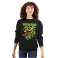 thumbnail image 3 of PACMAN St Paddys Clover Team Green Unisex Plus Size Sweatshirt Brisco Brands 4X, 3 of 5