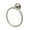 Polished Nickel, variant on Pfister Brb-Tb0 Tisbury 6-3/16" Wall Mounted Towel Ring - Nickel