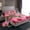 Red, variant on Feelyou Rustic Wolf Wildlife Twin Sheet Sets, Fashion Red Rose Floral Twin Fitted Sheet, Teens Kids Boys Girls Flat Sheet, Luxury Bedroom Decor, 3-Piece