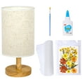 thumbnail image 2 of Shisuyan Lampe de Table pour Table de Chevet de Chambre Bois 1 Ensemble, 2 of 9