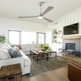 thumbnail image 2 of Parrot Uncle Modern 52" Nickel Propeller LED Ceiling Fan with Remote Control, 2 of 15