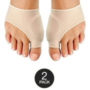 Aptoco 2 Pairs Big Toe Bunion Splint Straightener Corrector Foot Pain Relief Hallux Valgus for Women Men, Gifts for Her