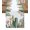 white, variant on Vintage Green Cactus Burlap Cotton Table Runner 13x36 Inches Short, Spring Floral Watercolor Botanical Farmhouse Table Runners, Outdoor Dining Tablecloths Decor for Baby Shower/Party/Wedding