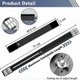 thumbnail image 2 of Washing Machine Base With Brake, Adjustable Mobile Base For Washing Machine, Tumble Dryer, Refrigerator, Load 300kg, Black, 2 of 5