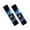 Blue Flaming Skull Pattern, variant on Chririnla Colorful Paw Print & Heart Pattern Car Seat Belt Pads Reduce Impact Seat Belt Shoulder Pad Magic Tape Comfortable Compatible with Sedan Truck