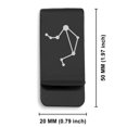 thumbnail image 2 of Stainless Steel Libra (Scales) Astrology Constellation Classic Slim Money Clip Credit Card Holder, 2 of 2