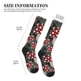 thumbnail image 2 of Lsque Autumn Forest Mushrooms Pattern Sport Compression Socks for Men & Women 15-20 mmHg Knee High Nurse Pregnant Running Medical and Travel Athletic, 2 of 6