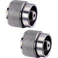 thumbnail image 1 of 2 Pcs Adaptateur de Réchaud de Camping 1 Lb Propane Entrée Sortie Cylindre Extérieur LPG Adaptateur de Cartouche, 1 of 5
