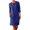 Blue, variant on Vedolay Dresses That Hide Belly Women's Vintage Floral Flared A-Line Swing Casual Party Dresses with Pockets,Black L
