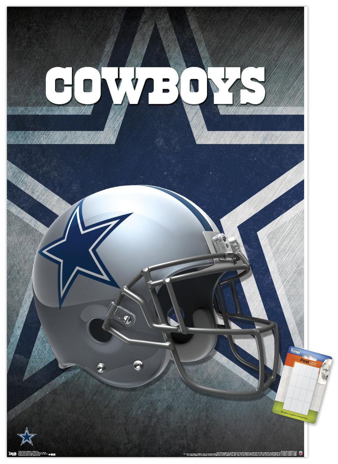 NFL Dallas Cowboys - Helmet 16 Wall Poster