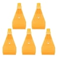 thumbnail image 1 of 5X 1/4BSP Male Thread ABS Single Hole Air Blow Flat Jet Nozzle Yellow, 1 of 8