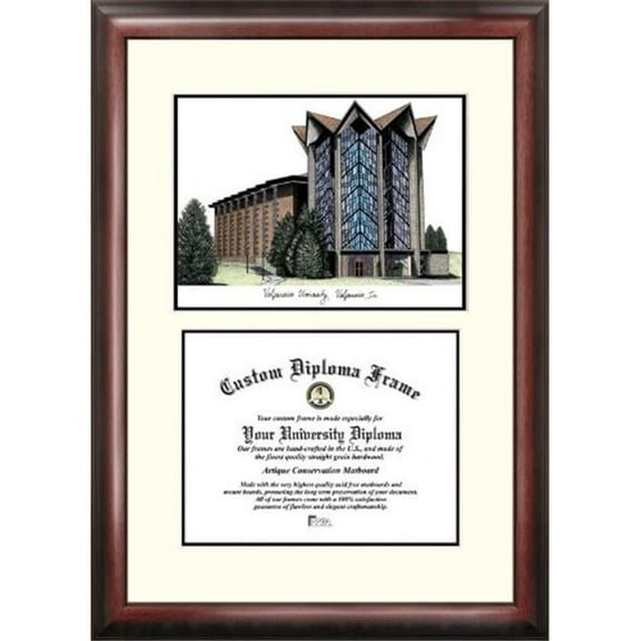 Campusimages IN991LV Valparaiso University Legacy Scholar Diploma Frame