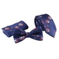 thumbnail image 1 of Bangcool Cravate Homme Modèle de Mode Paon Business avec Pochette Carrée et Nœud Papillon, 1 of 8