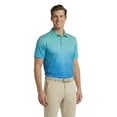 thumbnail image 4 of Birdie Bound Men's & Big & Tall Men's Ombre Waves Print Polo Shirt, Sizes XS-4XLT, 4 of 6